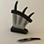 Versatile Knife Set with Stand 3D model small image 1