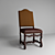 Century Antiques Chair: Classic Textured Design 3D model small image 1