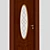 Toned Oak Interior Door 3D model small image 1