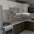 Title: Niche Kitchen. Complete Materials. 3D model small image 1