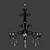 Elegant Erfud Chandelier: Barovier&Toso 3D model small image 1