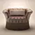 Cozy Comfort Jumbo Armchair 3D model small image 1