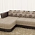 Luxury Ivory Sofa by PUSHE 3D model small image 1