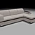 Cozy Mista Pushe Sofa 3D model small image 1