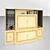 Modern 3D Max Chest of Drawers 3D model small image 1