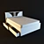 Elegant Venezia Bed 3D model small image 1