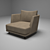 Cozy Lounge Seat 3D model small image 1