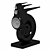Nautilus B&W Floor Speaker 3D model small image 1