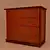 Elegant NOSTALGIA Bedside Chest 3D model small image 1