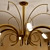 Elegant Davida Chandelier 3D model small image 1