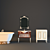Pallas Bathroom Furniture Set 3D model small image 1