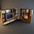 Elegant Living Room Cabinets 3D model small image 1