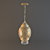 Oriental Elegance: Chandelier Delight 3D model small image 1