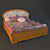 Italian Bed by Bakokko with V-Ray Materials 3D model small image 1