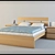 Stylish Ikea HOPEN Bed Set 3D model small image 1