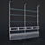 Modern Bookshelf Stand 3D model small image 1