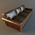 Restoration Hardware Lancaster Leather Sofa 3D model small image 1