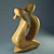 Handcrafted Wooden Statuette 3D model small image 1