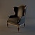 Title: Elegant Classic Armchair 3D model small image 1