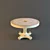 Elegant Round Dining Table 3D model small image 1