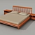 Elegant Julia Bed - Perfectly Crafted 3D model small image 1