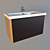 Elegant Metalkris Urban 80 Wash Basin 3D model small image 1