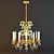 Delisle Crystal Chandelier 3D model small image 1