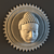  Serene Buddha Wall Sculpture (RU) 3D model small image 1