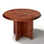 Classic Round Office Table - Full Mobili 3D model small image 1