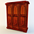 Italian-inspired Scanned Texture Wardrobe 3D model small image 1