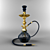 Title: Timeless Pleasure: Classic Hookah 3D model small image 1