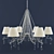 Elegant Crystal Chandelier 3D model small image 1