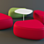 KIA Dealership Lounge: Perfect for Waiting 3D model small image 1