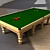 Classic Snooker Billiard Table 3D model small image 1