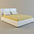 Lithuanian Leather Bed 3D model small image 1
