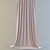 Stylish Slat Curtain 3D model small image 1