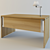 Profoffice Writing Desk - 1400x800x740 3D model small image 1