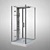 Modern Shower Cubicle 3D model small image 1