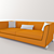 Comfy Cushion Sofa 3D model small image 1