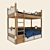 Sea Dreams Kids Bed 3D model small image 1