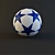 Ultimate Champion League Soccer Ball 3D model small image 1