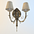 Elegant Girl Sconce 3D model small image 1