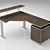 Modern Work Table NEXT Series 3D model small image 1