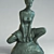 Bronze Girl Sculpture 3D model small image 1