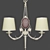 Elegant Wall Sconce Illuminates with Style 3D model small image 1
