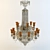 Elegant Crystal Chandelier 3D model small image 1