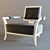 Luxurious Ellington Armchair by TURRI 3D model small image 1