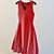 Title: Red Lady Matrix Dress 3D model small image 1