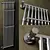 XL 480 Margaroli Towel Rail 3D model small image 1