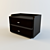 Elegant Bedside Table 3D model small image 1